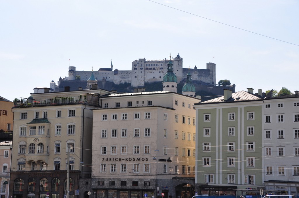 The city sights of Salzburg, Austria